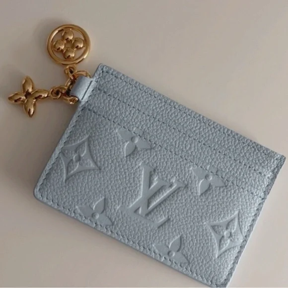Louis Vuitton Blue Charms Card Holder - Picture 2 of 2